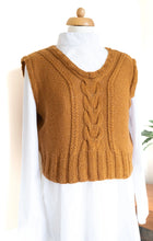 Load image into Gallery viewer, Knitting Tutorial & PDF Pattern. Knitted Vest Pattern. Cable Knit Vest. Knitting Pattern and Tutorial by NinElDesign