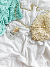 Load image into Gallery viewer, Straw Crochet Crossbody Bag, Straw Beach Purse, Natural Raffia Clutch, Vegan boho handbag, Crochet bohemian Festival bag