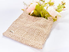 Load image into Gallery viewer, Crochet raffia handbag with bamboo handles, Granny squire vegan bag, Cruelty-free sustainable bag