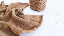 Load image into Gallery viewer, 100% Baby Camel Hair 100g ball unbleached, undyed, Salted caramel camel wool yarn, Pure wool yarn, Sustainable yarn, Eco-friendly & Ethical Yarn