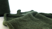 Load image into Gallery viewer, Angora Wool Yarn 50g, Geelongora Angora yarn in green, Lamb wool yarn