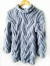 Load image into Gallery viewer, Knitting Pattern, Sweater dress pattern in Russian, Knitting Pattern for women, PDF pattern, Instant Download.