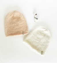 Load image into Gallery viewer, Knit hat for women, Slouchy Chunky Knit Beanie, Knitted beanie for girls, Hand knit hats for women