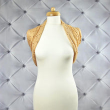Load image into Gallery viewer, KNIT Shrug PATTERN, Knitting pattern, Wedding Stole pattern, Shawl Knitting pattern, Boho top pattern