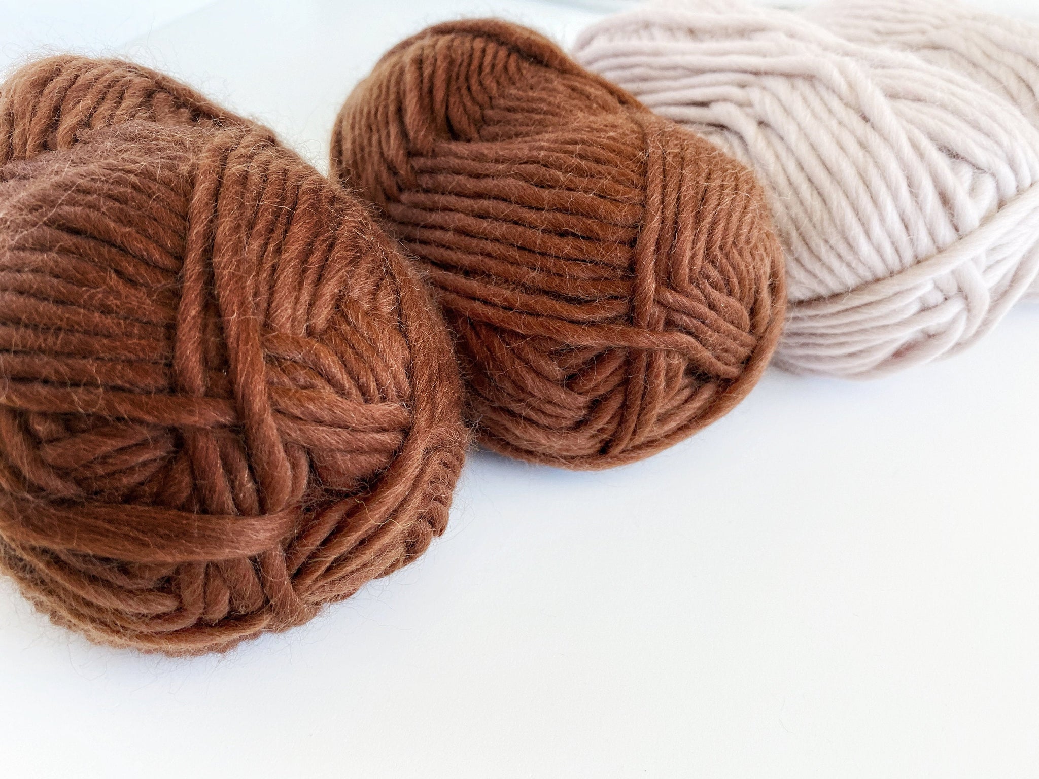 100% Merino Wool 100g Ball in Hazelnut, Super Chunky Brown Merino Wool  Yarn, Pure Wool Yarn, Sustainable Yarn, Eco-friendly & Ethical Yarn 